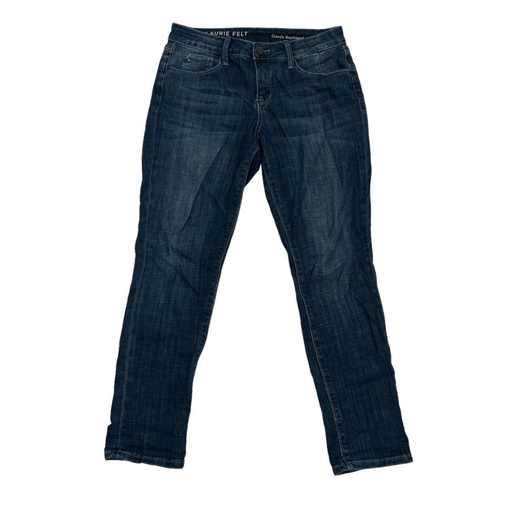 Laurie Felt Classic Boyfriend Loose Fit Tapered Leg Jeans Size 2 Petite Women's